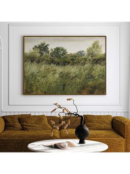 ARTCREST - Greenfield Glitter Large Painting Black Box Framed Canvas Wall Art