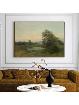 ARTCREST - Lush Landscapes Large Painting Black Box Framed Canvas Wall Art