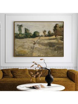 ARTCREST - Meadow Memoirs Large Painting Black Box Framed Canvas Wall Art
