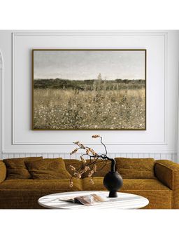 ARTCREST - Meadow Montage Large Painting Black Box Framed Canvas Wall Art