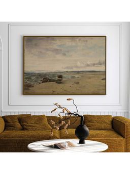 ARTCREST - Rustic Realities Large Painting Black Box Framed Canvas Wall Art