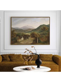 ARTCREST - Rustic Revelry Large Painting Black Box Framed Canvas Wall Art