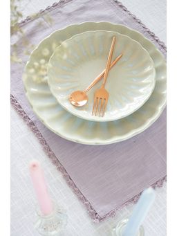 The Wishing Chair - Lavender Fields Hand Crochet Placemats - Set Of 6