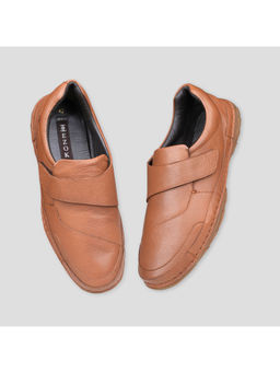 EZOK - Brown Formal Leather Shoes for Men
