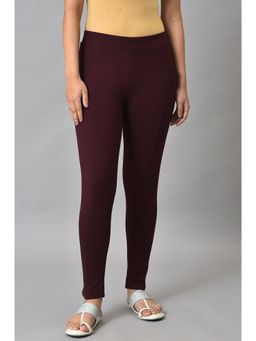 Elleven - Solid Maroon Leggings