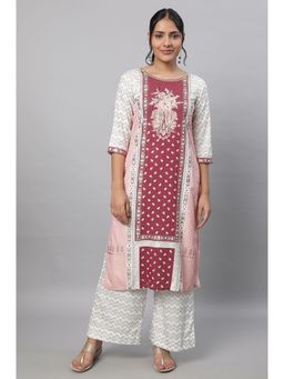 Aurelia - Red Festive Kurta & Palazzo (Set of 2)