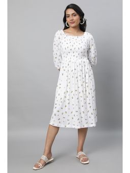 Aurelia - White Floral Summer Dress