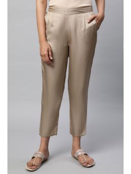 Aurelia - Gold Straight Fit Trouser Pants