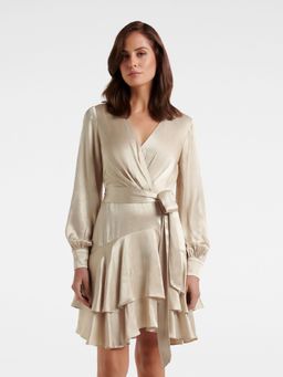 Forever New - Emerson Long Sleeve Satin Mini Dress