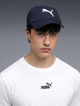Puma - Essentials Cat Logo Baseball Cap - Blue