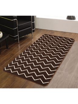Saral Home - Cotton Jacquard Kitchen-Bedside Runner-Brown-70X130 Cm