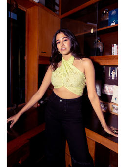 FREAKINS - Cutwork Crop Top