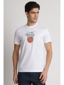 Reebok - White Round Neck Men T Shirt