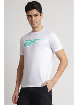 Reebok - White Round Neck Men T Shirt