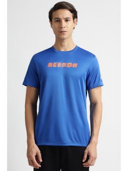 Reebok - Blue Round Neck Men T Shirt