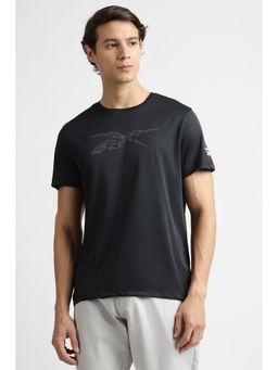 Reebok - Black Round Neck Men T Shirt
