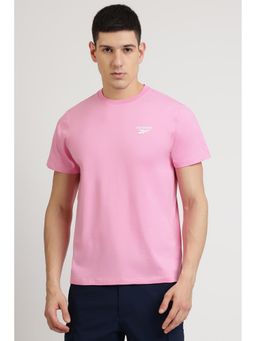 Reebok - Pink Round Neck Men T Shirt