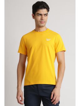 Reebok - Yellow Round Neck Men T Shirt