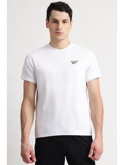 Reebok - White Round Neck Men T Shirt