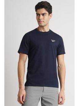 Reebok - Navy Blue Round Neck Men T Shirt