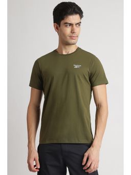 Reebok - Olive Round Neck Men T Shirt