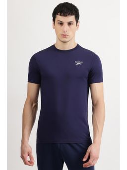 Reebok - Navy Blue Round Neck Men T Shirt