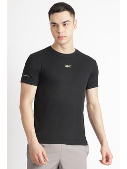 Reebok - Black Round Neck Men T Shirt