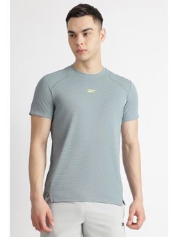 Reebok - Grey Round Neck Men T Shirt