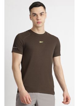 Reebok - Brown Round Neck Men T Shirt