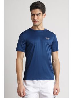 Reebok - Blue Round Neck Men T Shirt