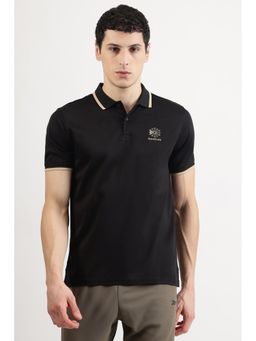 Reebok - Black Collar Neck Men Polo Shirt