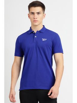Reebok - Blue Collar Neck Men Polo Shirt