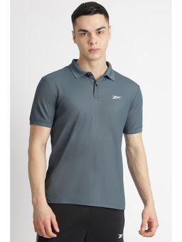 Reebok - Blue Collar Neck Men Polo Shirt