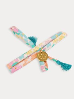 EARLY SUNDAY - Emma Floral Mint Charm Bracelet