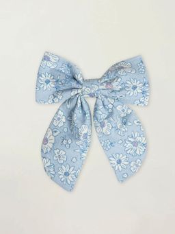 EARLY SUNDAY - Tonal Floral Blue Audrey Clip