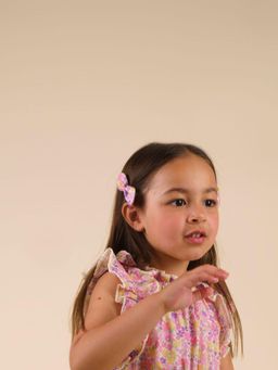 EARLY SUNDAY - Emma Floral Purple Penelope Hair Clips (Pack of 2)