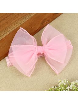 Asthetika Kids - Organza Bow Pink Headband