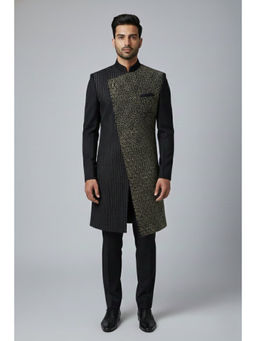 TAJIRI - CIPHER Black Kurta with Trouser