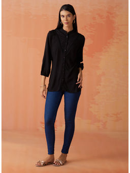 Lakshita - Black Embroidered Shirt