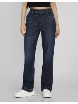 American Eagle - Women Blue Stretch Classic Bootcut Jean