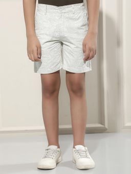 CRIMSOUNE CLUB - Boy Grey Printed Shorts