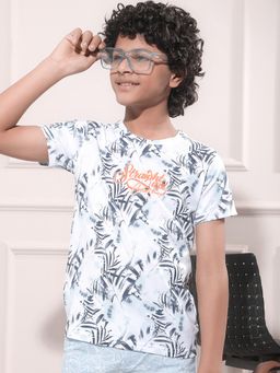 CRIMSOUNE CLUB - Boy Blue Graphic Print T-Shirt