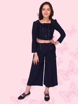 Cutecumber - Girls Fuzzy Fabric Party Co-Ord Set