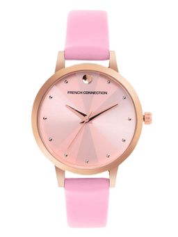 French Connection - Pink Analog Round Dial Claire Watch For Women FCN00017I
