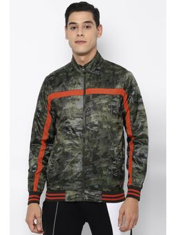 Allen Solly - Men Camouflage Olive Jacket