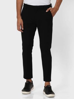 Mufti - Jet Black Solid/Plain Chinos