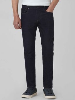 Mufti - Deep Midnight Navy Solid/Plain Jeans