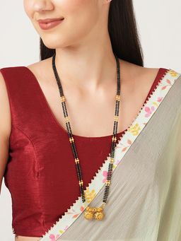 Digital Dress Room - Long Mangalsutra Big Vati Pendant 2 Line