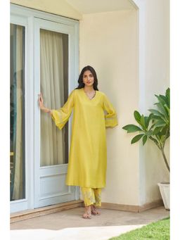 Vaayu - Yellow Daffodil Co-Ord Set