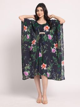 SILSELAH - Black Kaftan Dress